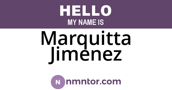 Marquitta Jimenez