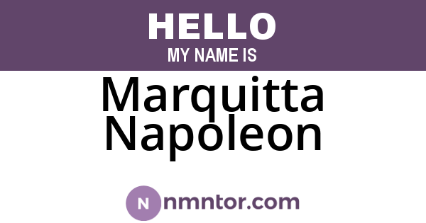 Marquitta Napoleon