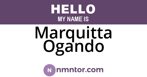 Marquitta Ogando