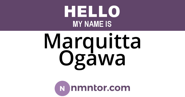 Marquitta Ogawa