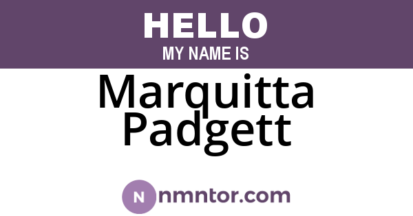 Marquitta Padgett