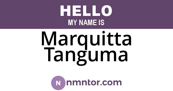 Marquitta Tanguma