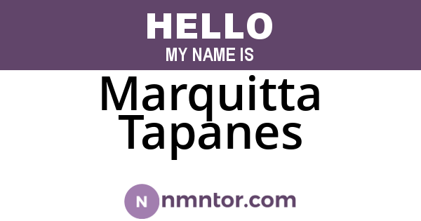 Marquitta Tapanes