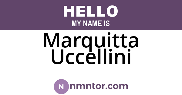 Marquitta Uccellini