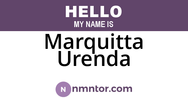 Marquitta Urenda