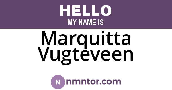 Marquitta Vugteveen