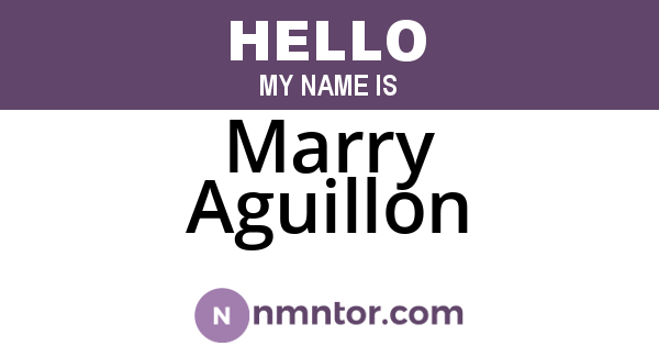 Marry Aguillon