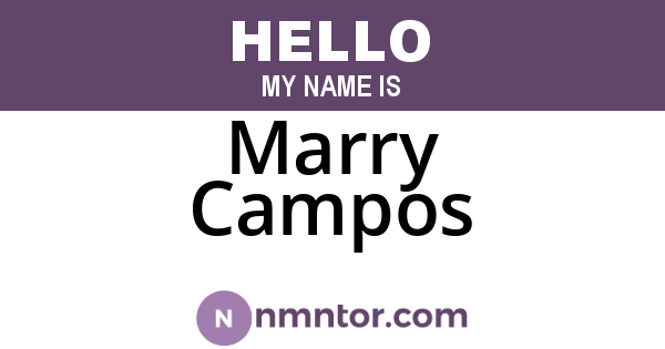 Marry Campos