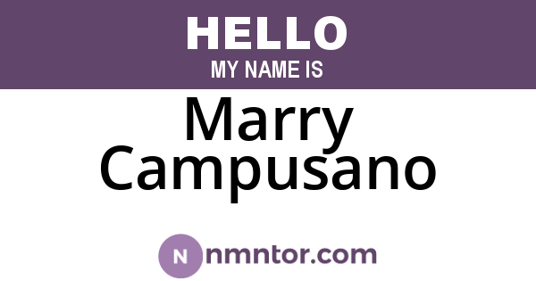 Marry Campusano