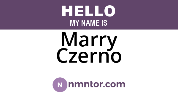 Marry Czerno