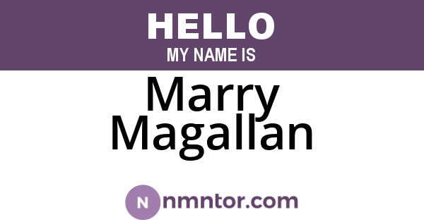 Marry Magallan