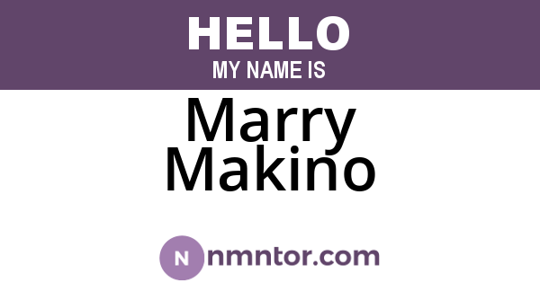 Marry Makino