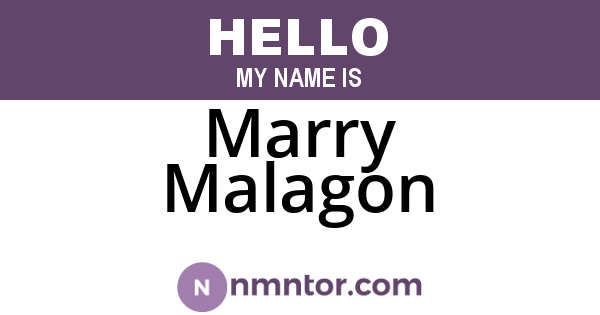 Marry Malagon