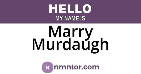 Marry Murdaugh