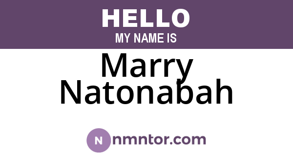 Marry Natonabah