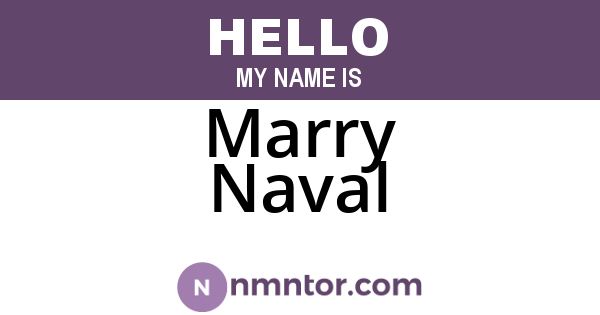 Marry Naval