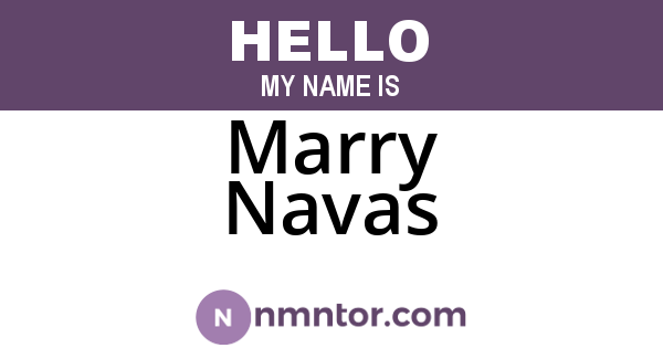 Marry Navas