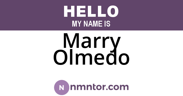 Marry Olmedo