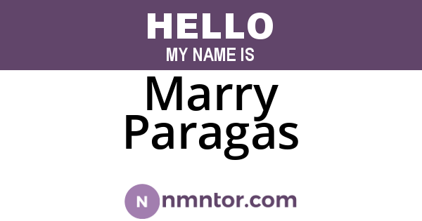 Marry Paragas