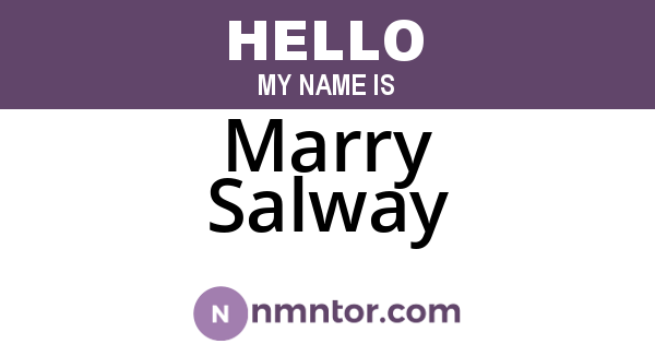 Marry Salway