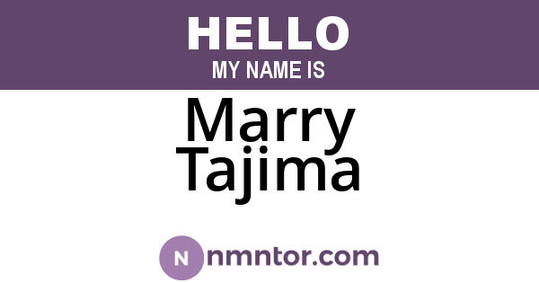 Marry Tajima