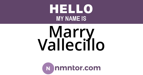 Marry Vallecillo