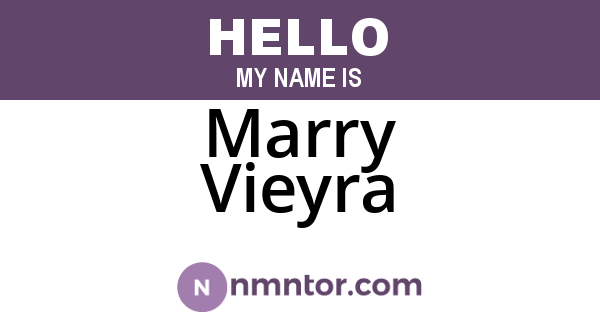 Marry Vieyra
