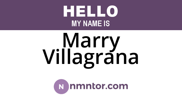 Marry Villagrana