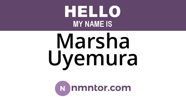Marsha Uyemura
