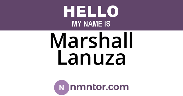 Marshall Lanuza