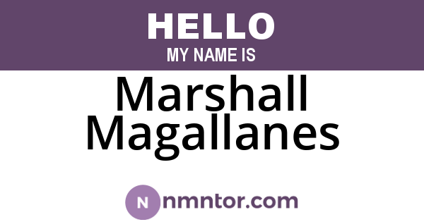 Marshall Magallanes