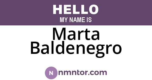 Marta Baldenegro