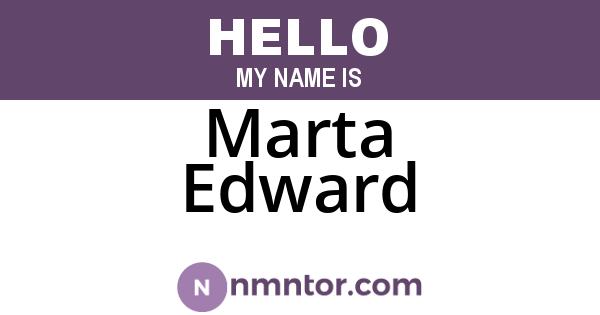Marta Edward