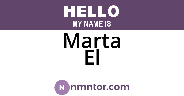Marta El