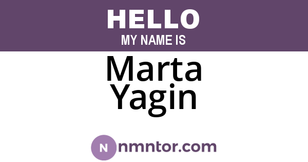 Marta Yagin