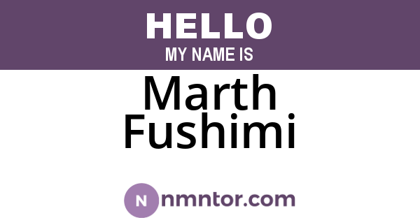 Marth Fushimi