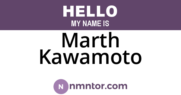 Marth Kawamoto