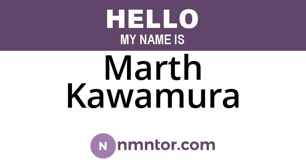 Marth Kawamura