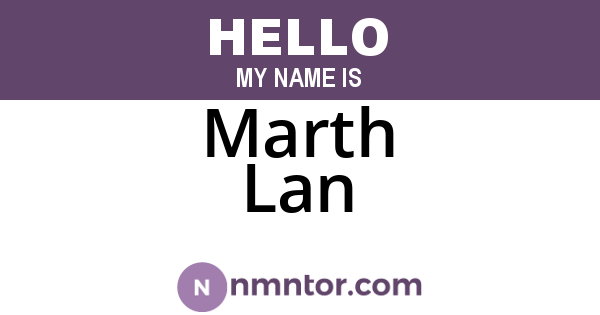 Marth Lan