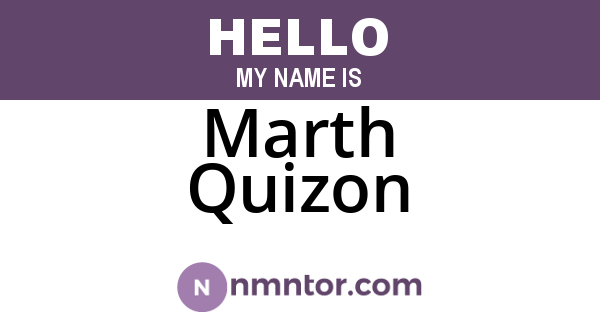 Marth Quizon