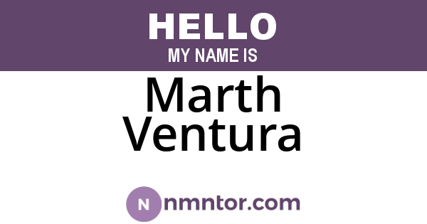 Marth Ventura