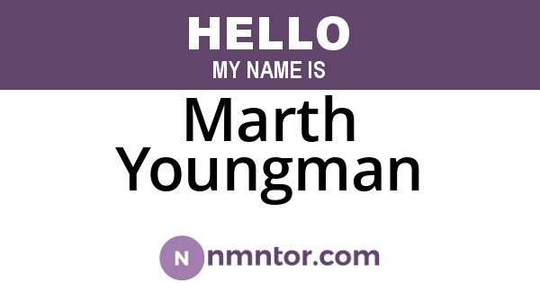Marth Youngman