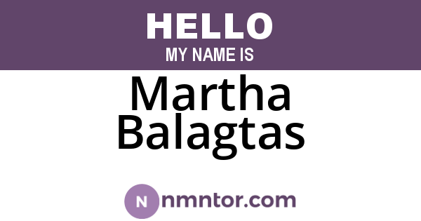 Martha Balagtas