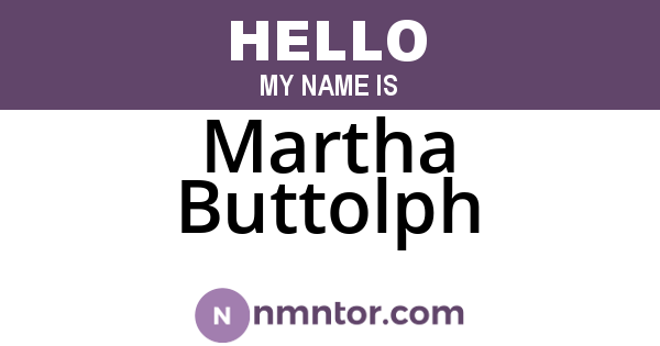 Martha Buttolph