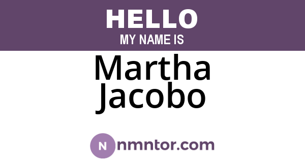 Martha Jacobo