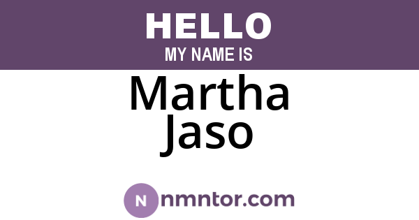 Martha Jaso