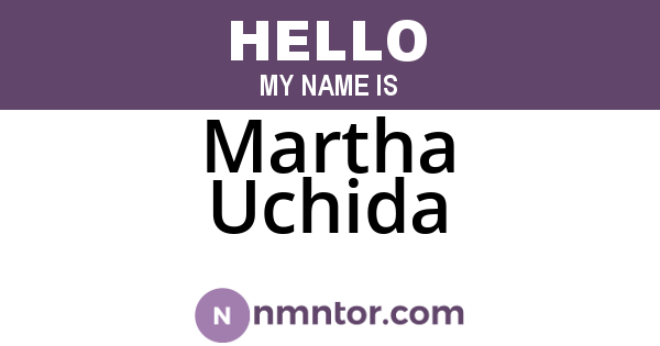 Martha Uchida