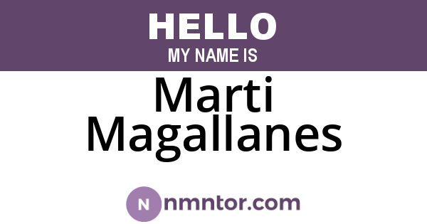 Marti Magallanes