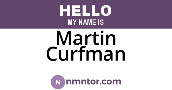 Martin Curfman