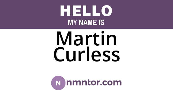 Martin Curless